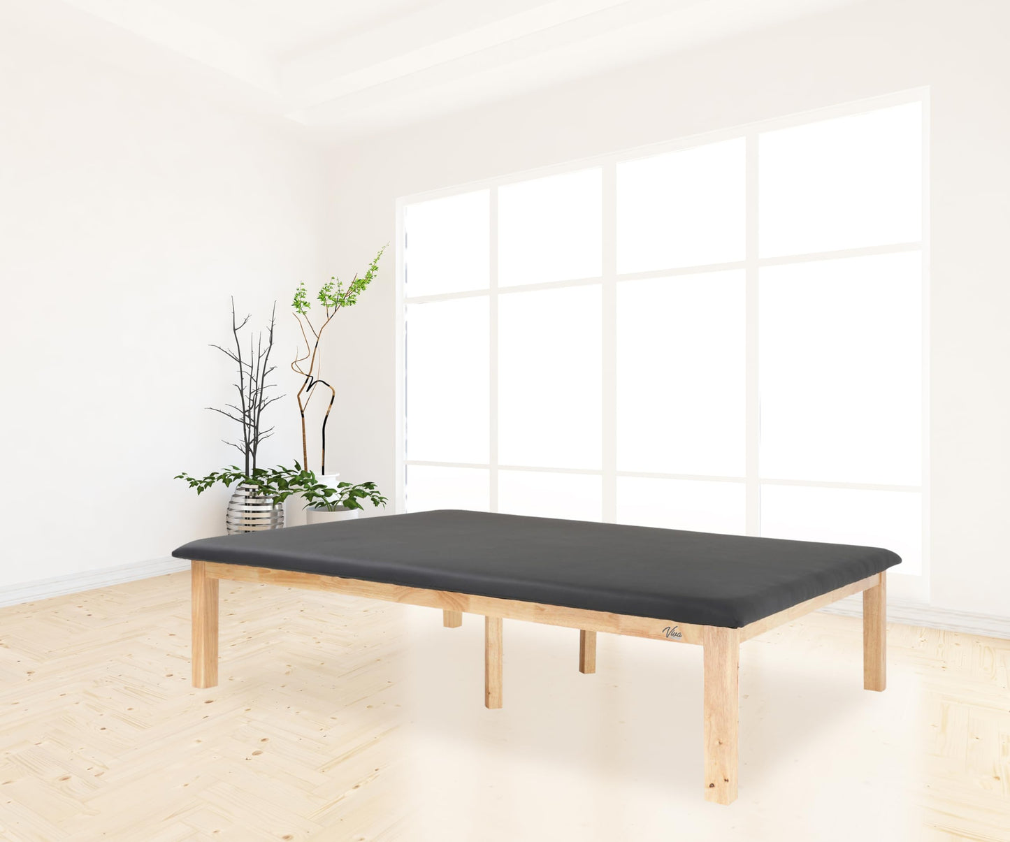 AdirMed Wide Bariatric Mat Table, Physiotherapy Exercise Table for Seniors