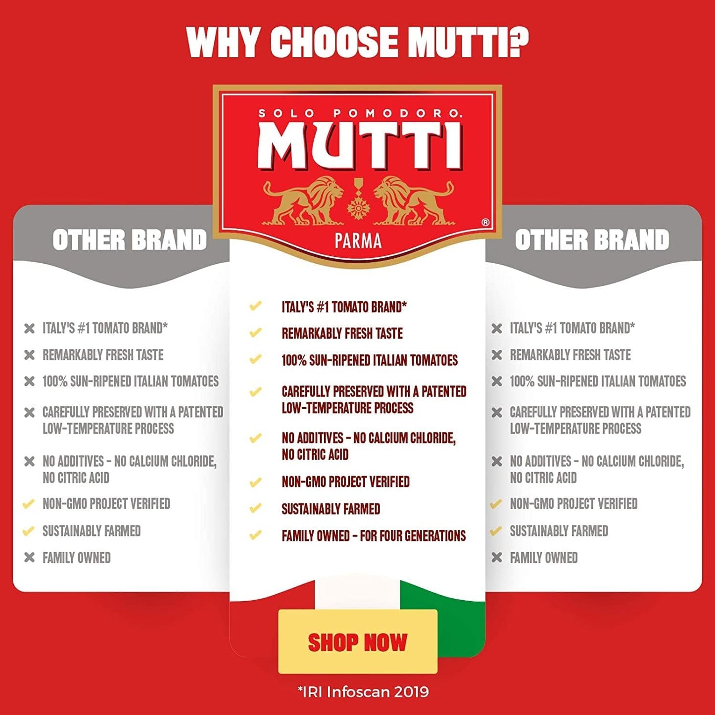 Mutti, Passata Basil, 25 Ounce