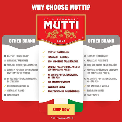 Mutti, Passata Basil, 25 Ounce