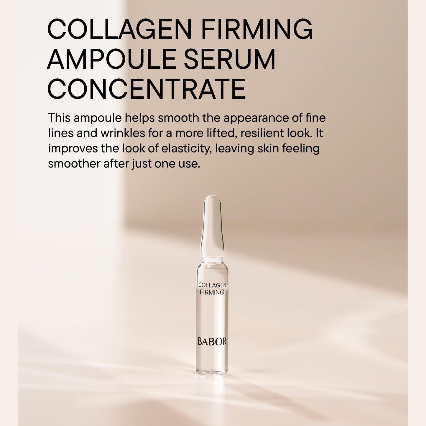 BABOR Collagen Firming Ampoule Concentrate, Collagen Skincare Capsule, Anti Aging Serum, Increase Elasticity, Firming and Lifting 7 Day Treatment
