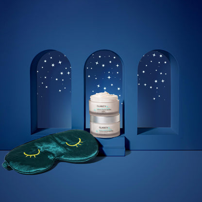 ClarityRx Daily Dose of Water Hyaluronic Acid Overnight Face Mask for Intensive Hydration, Plant-Based, Medical-Grade & Cruelty-Free