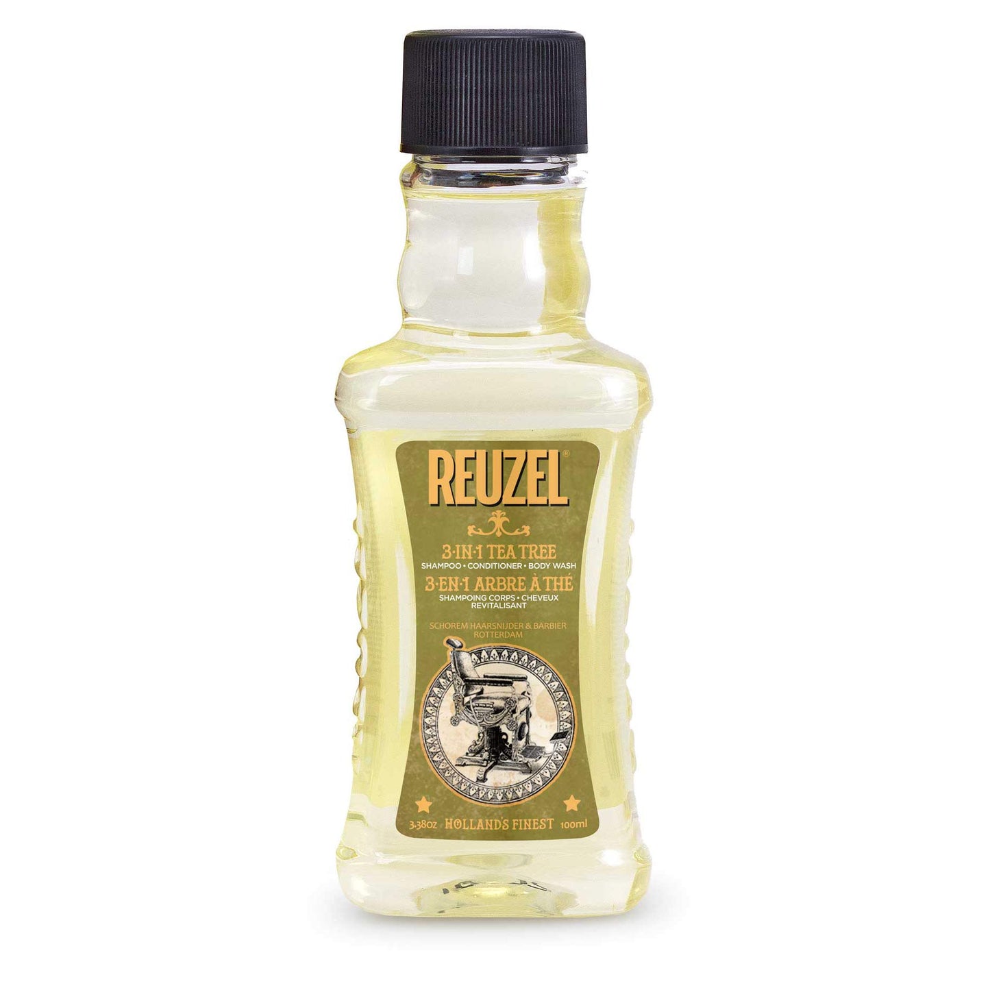 Reuzel 3-In-1 Tea Tree Shampoo, Cleanses Hair and Body