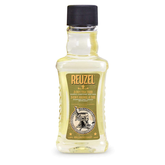 Reuzel 3-In-1 Tea Tree Shampoo, Cleanses Hair and Body