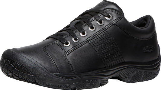 KEEN Utility Men's PTC Oxford Low Height Non Slip Kitchen Food Shoe, Black, 10 US