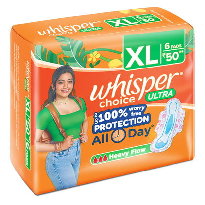 Whisper Ultra Choice Wings (6 Pads X 2 Pack) = 12pads