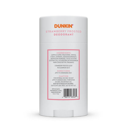 Native Deodorant | Limited Dunkin Donuts Edition | Aluminum Free with Baking Soda, Probiotics, Coconut Oil and Shea Butter | Strawberry Frosted 2.65oz
