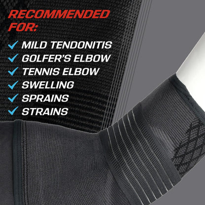 ACE Brand Flex Comfort Compression Elbow Sleeve 208707, L/XL