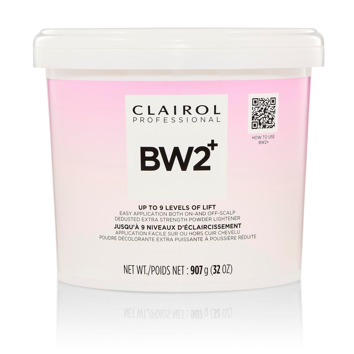 Clairol Professional BW2+ Extra Strength Powder Lightener, Up to 9 Levels of Lift for Hair Highlights & Lightening