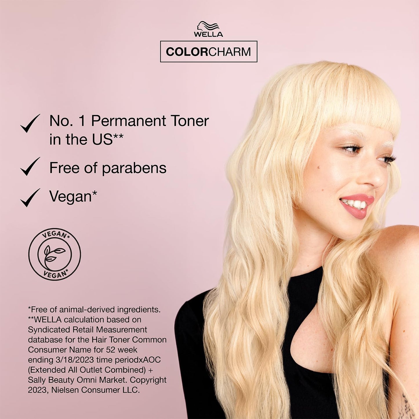 COLORCHARM Permanent Liquid Hair Toners | Neutralize Brass | Healthy-Looking Blondes Tones | Vegan & Free of Parabens
