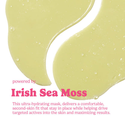 ESW Beauty Strawberry Matcha Latte Under Eye Patches – Depuffing & Hydrating – Vegan Hydrogel with Green Tea for Refreshing, Nourished Under Eyes