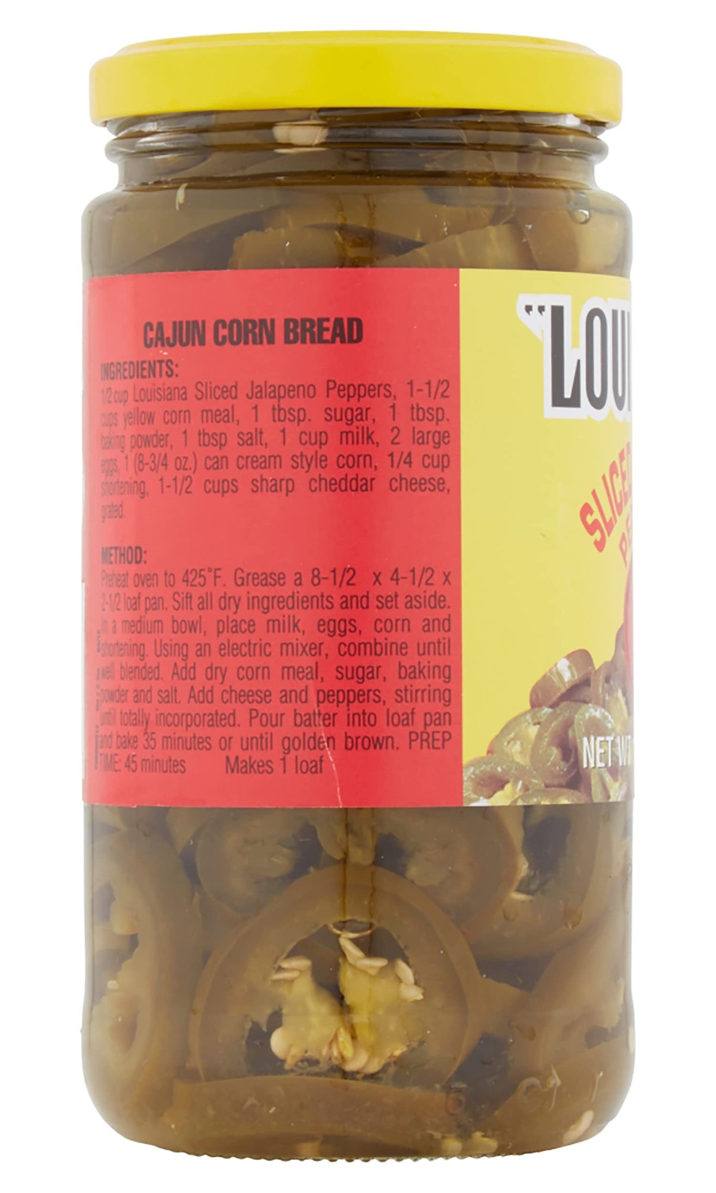 Louisiana Brand Sliced Jalapeno Peppers, 12 Ounce Glass Jar (Pack of 1)