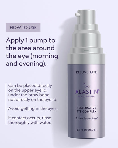 ALASTIN Skincare Restorative Eye Complex (0.5 oz) | Anti-Aging Eye Cream | Helps Visibly Smooth & Hydrate | Reduces the Look of Puffiness & Dark Circles