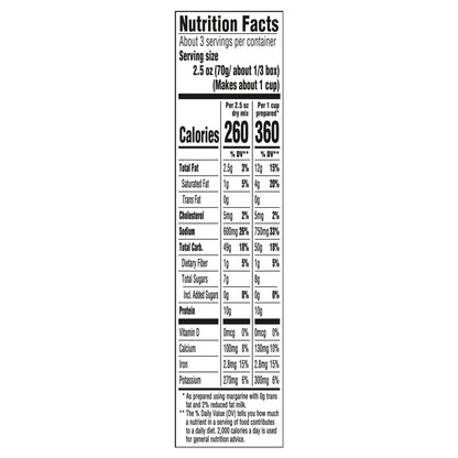 Kraft Mac & Cheese, 1 Box, for Easy Dinner or Dinner Sides, Three Cheese with Mini-Shell Pasta, No Artificial Flavors, Preservatives or Dyes, 7.25 oz