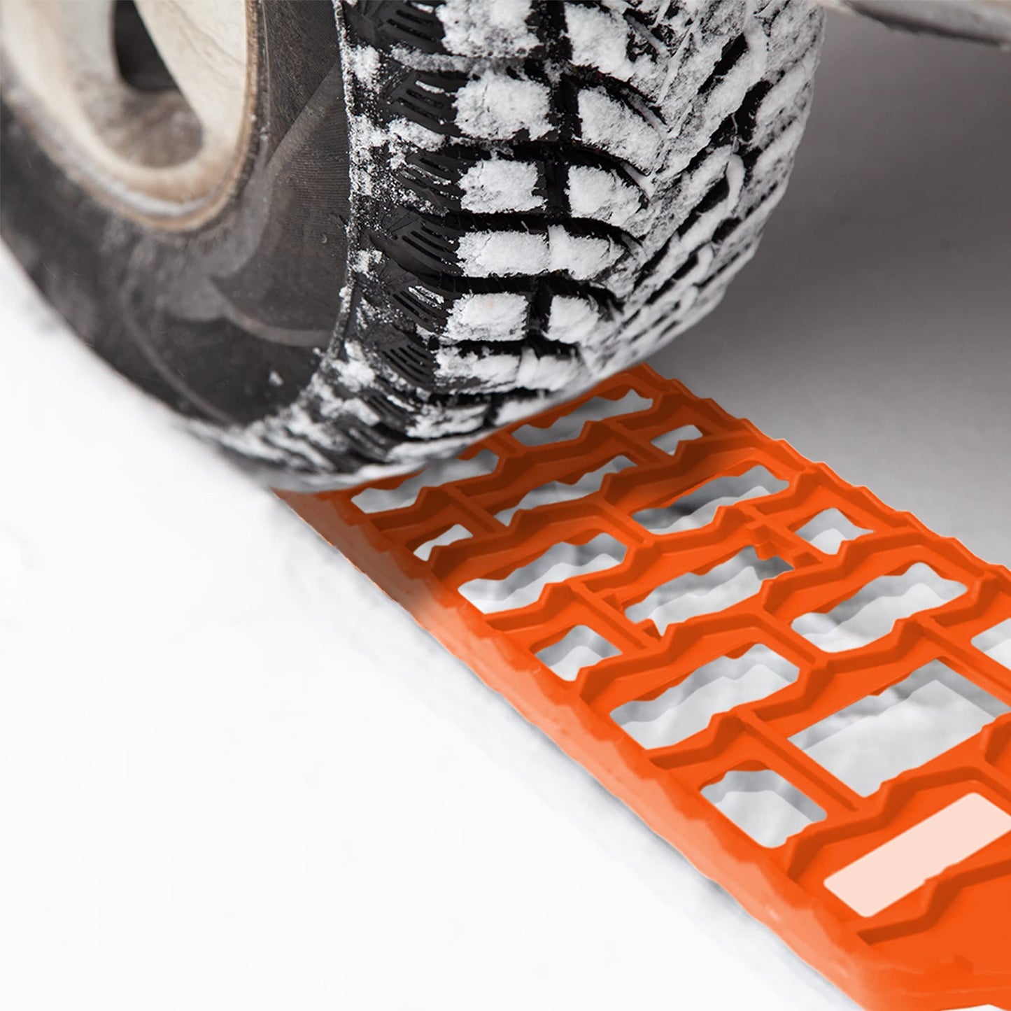 ERA EZ-Traxion Traction Aids — Durable Grip for Slippery Surfaces, Set of 2, Orange