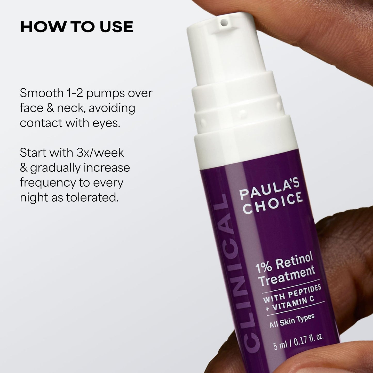 Paula's Choice CLINICAL 1% Retinol Face Treatment with Peptides, Vitamin C & Licorice Extract, Anti-Aging Skin Care Serum, Fine Lines & Wrinkles, Fragrance Free