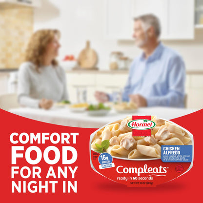 HORMEL COMPLEATS Chicken Alfredo Microwave Tray, 10 oz. (6 Pack)