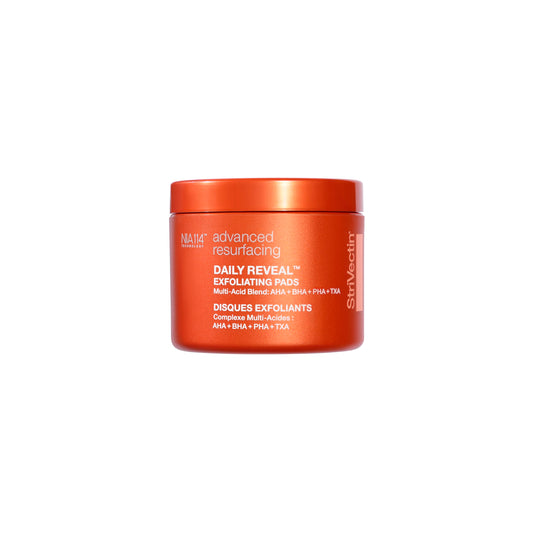StriVectin Daily Reveal Face Exfoliating Treatment Pads, Polishing Away Dead Skin for Smooth and Soft Skin, 60 count