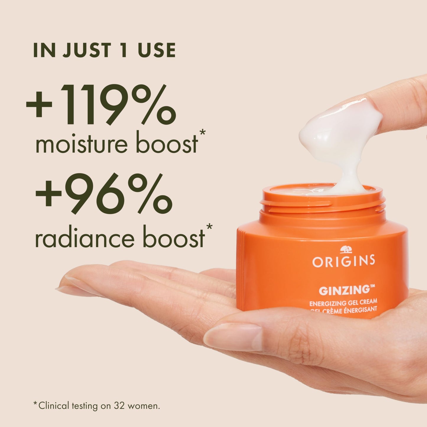 Origins GinZing Energizing Gel Cream | Face Moisturizer for Radiance and Glow | With Vitamin C, Niacinamide, Ginseng, and Caffeine