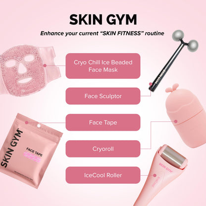 SKIN GYM Gold Foil Eye Mask 5 Pack, Hydrating and Brightening Under-Eye Treatment with Bakuchiol and Hyaluronic Acid