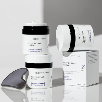 DCL Skincare Peptide Plus Cream with 7 Peptides for Hydration & Skin Barrier Support, 1.7 fl oz