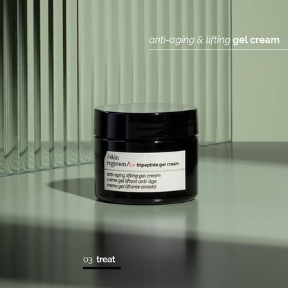 /skin regimen/Lx Tripeptide Gel Cream, Anti-Aging Lifting Moisturizer, Hydrates, Protects, Pollution Defense, Longevity Complex™, Peptides, Clean Beauty, Vegan, Travel Size, 0.85 Fl Oz