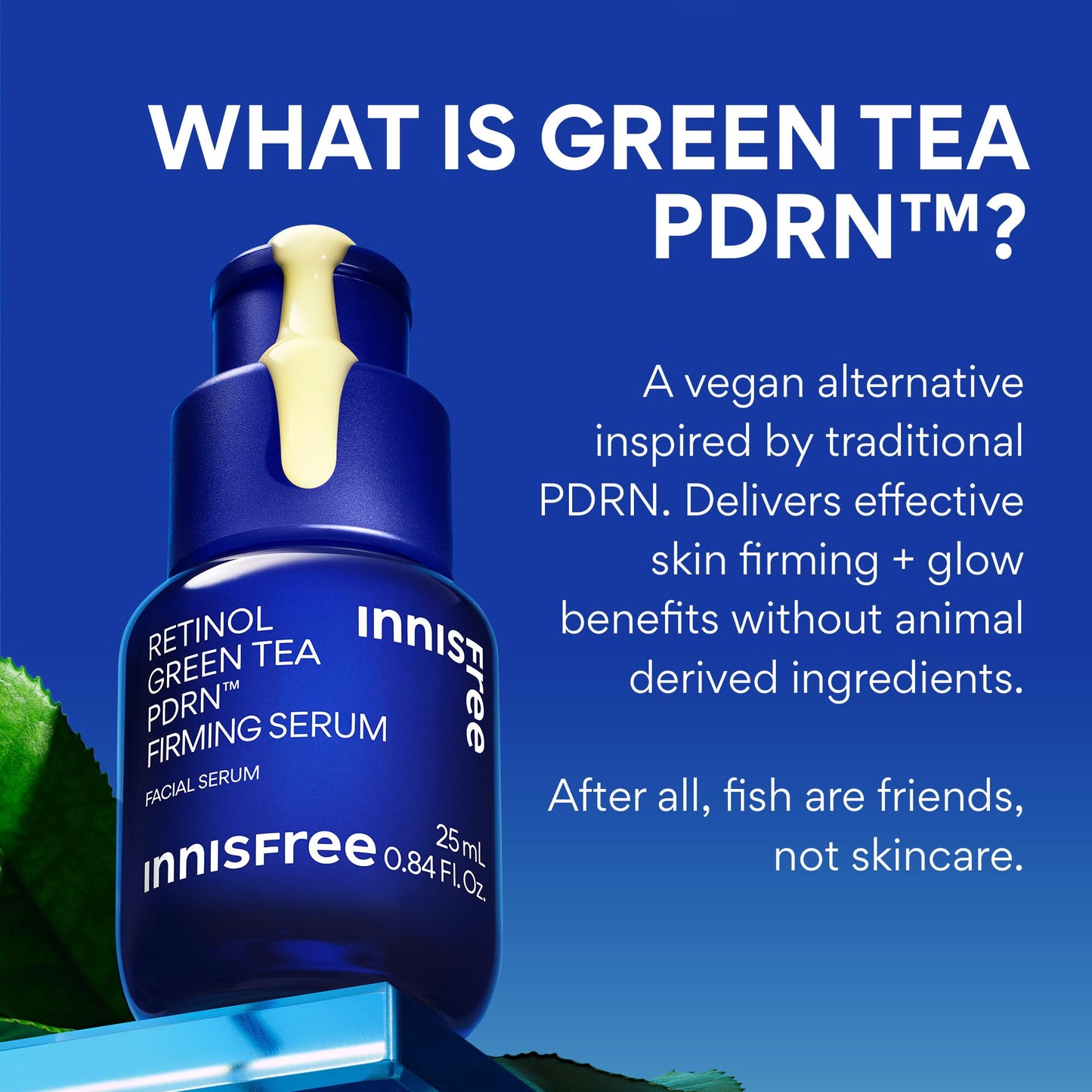 innisfree Green Tea Retinol PDRN Firming Serum - Vegan Korean Skincare for Fine Lines and Smoothing Skin Texture, Available in Gift Set