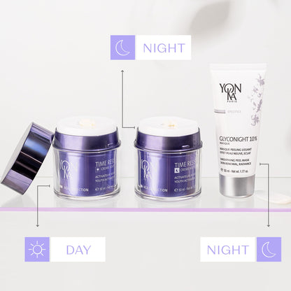 Yonka Time Resist | Anti-Aging Cream with Youth Activating Complex | Firming Anti-Wrinkle Moisturizer for Face and Neck | Paraben-Free | 1.76 oz