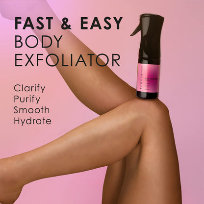 TEMPTU Mist BHA Exfoliator Spray Set or Refill, 5% Willow Bark, Natural Alternative to Salicylic Acid for Body, Back & Face, Pre Tan Skin Prep, Hydrating Facial Toner & Deluxe Continuous Sprayer