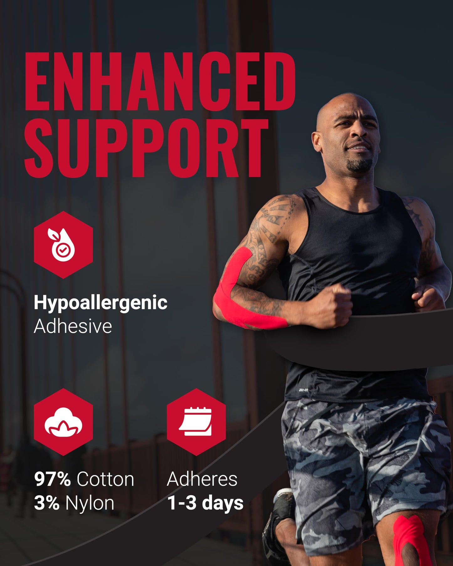 RockTape RX Sensitive-Skin 2-Inch Kinesiology Tape