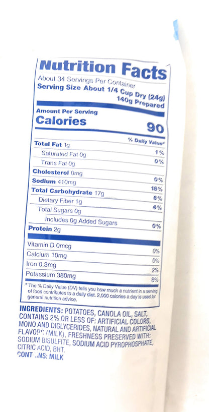 Excel Mashed Potato Pearls - 28 oz. pouch 2pk Box