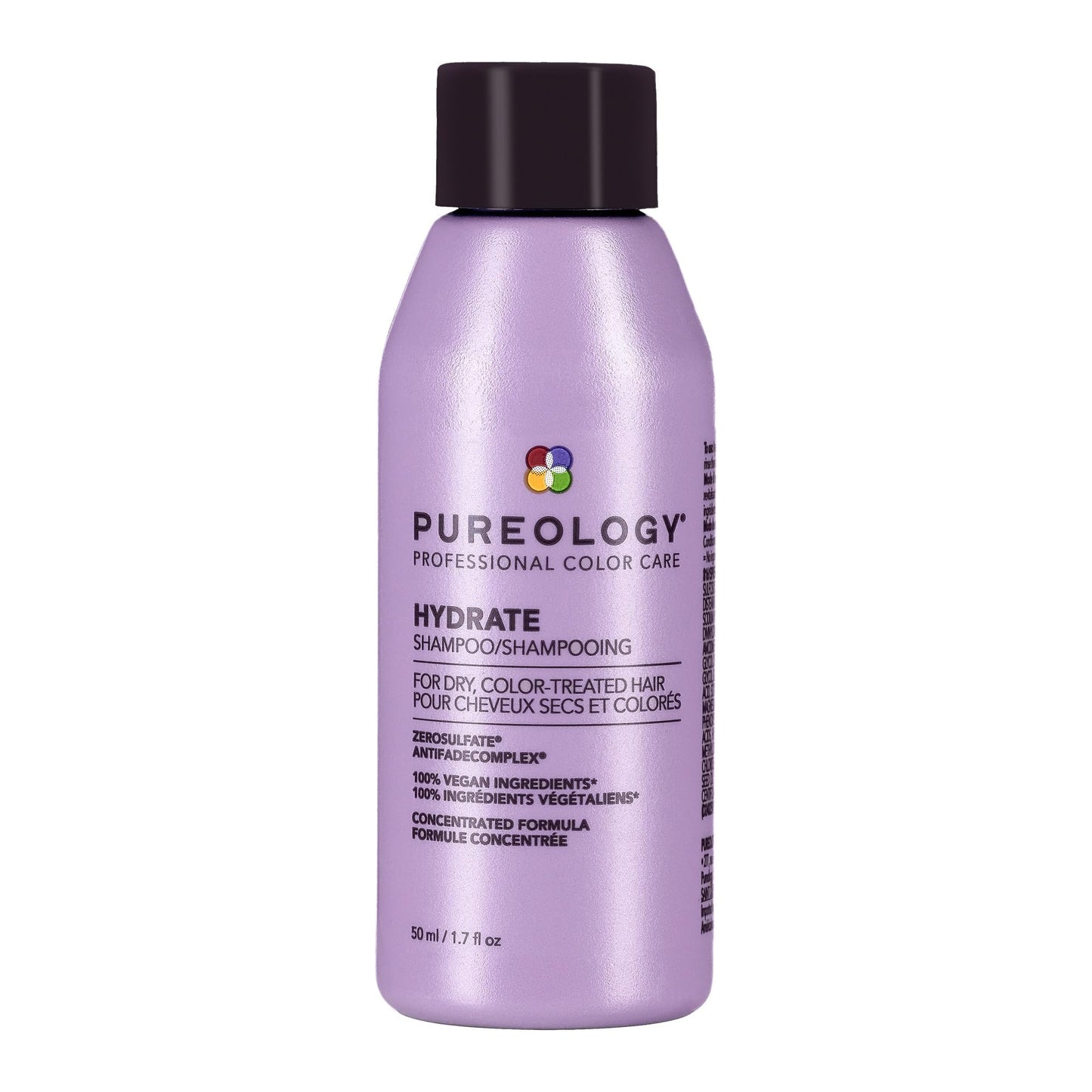 Pureology Hydrate Shampoo - For Dry or Color Treated Hair, Moisturizing Shampoo For Hydration & Softness, With Rose Extract & Green Tea, Vegan & Sulfate-Free
