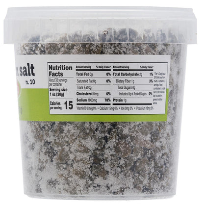 FRATELLI D'AMICO Capers in Salt, Size #10, Italian Salted Capers, Caperi, NON-GMO, Product of Italy, Net wt. 35.3oz (1000g)