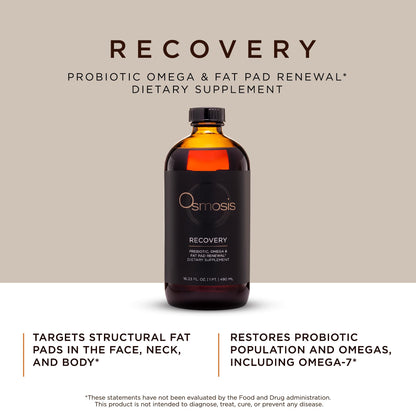 Osmosis Recovery Supplement, Supports Renewal of Fat Pads, For Youthful Looking Skin, 16.23 Fl Oz