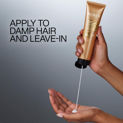Redken All Soft Moisture Restore Leave-In Treatment For Dry, Brittle Hair - Hair Treatment For Humidity, Heat and Frizz Protection