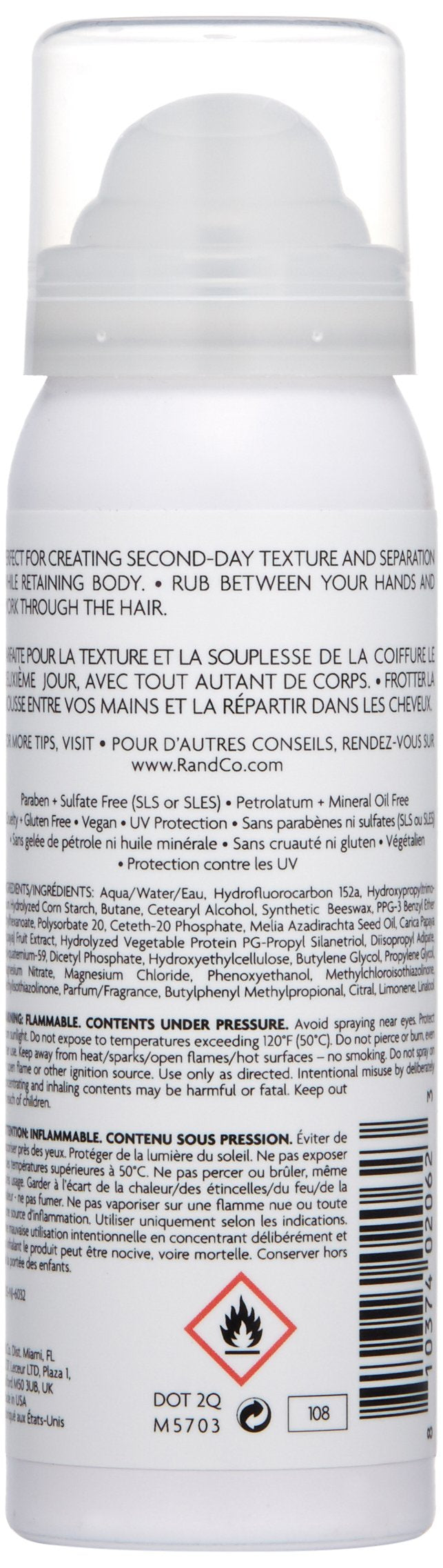 R+Co Aircraft Pomade Mousse | Lightweight Mousse for Texture, Volume & Definition | Anti-Frizz Hair Styling Foam for Tousled, Lived-In Looks | Vegan, Cruelty-Free & Paraben-Free