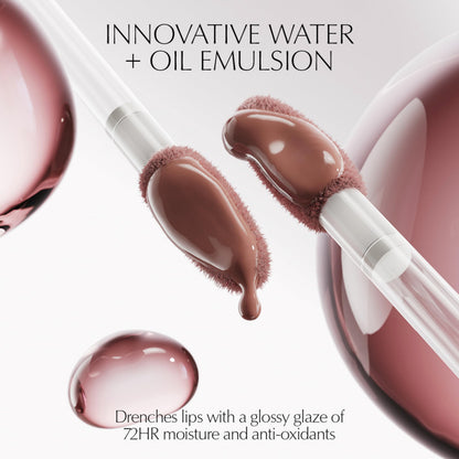 Estée Lauder Glossy Pout Lip Oil | Plumping & Moisturizing with a Sheer Tint | Includes Hyaluronic Acid + Vitamin E