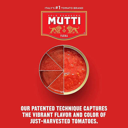 Mutti Organic Tomato Puree (Passata), 19.7 oz. | 3 Pack | Italy’s #1 Brand of Tomatoes | Fresh Taste for Cooking | Bottled Tomatoes | Vegan Friendly & Gluten Free | No Additives or Preservatives