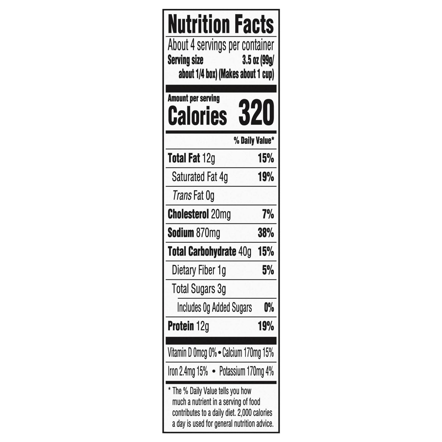 Kraft Deluxe Mac and Cheese, 1 Box, for Easy Dinner or Dinner Sides, Four Cheese, No Artificial Dyes or Flavors, 14 oz
