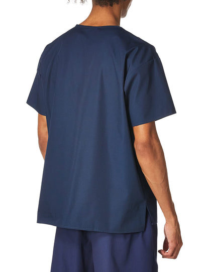 WonderWink The Alpha Unisex V-Neck Scrub Top, Navy, X-Small
