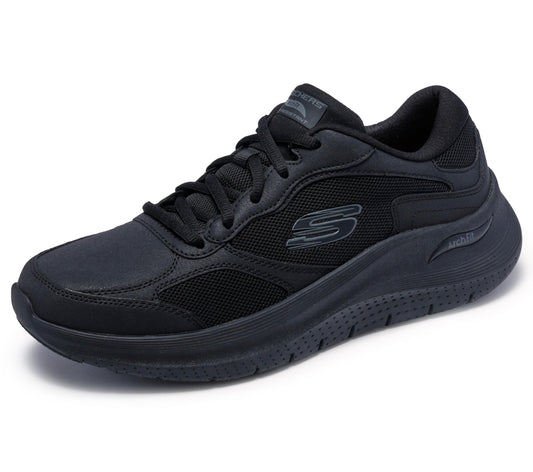 Skechers Mens Work: Arch Fit 2.0 Slip Resistant Lace Up Sneakers for Men