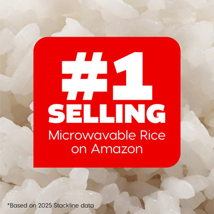 IRIS Instant White Rice (10 Pack), Ultra Premium Japanese Short Grain Sushi Sticky Rice, Microwave for 80 seconds, Non-GMO Gluten Free Vegan, Grown Polished and Packed in Japan
