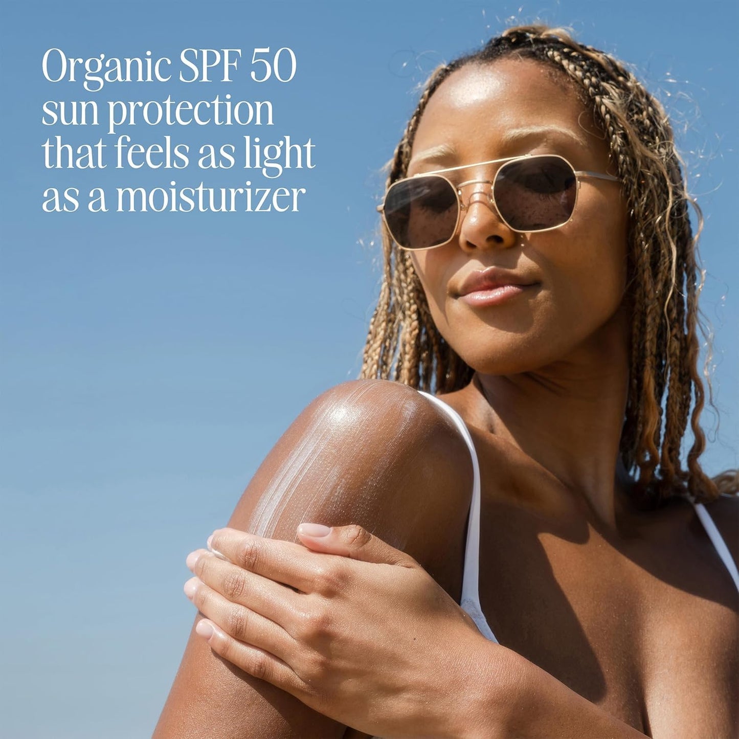 COOLA Organic Sunscreen SPF 50 Sunblock Body Lotion, Dermatologist Tested Skin Care for Daily Protection, Vegan and Gluten Free, Fragrance Free, 5 Fl Oz