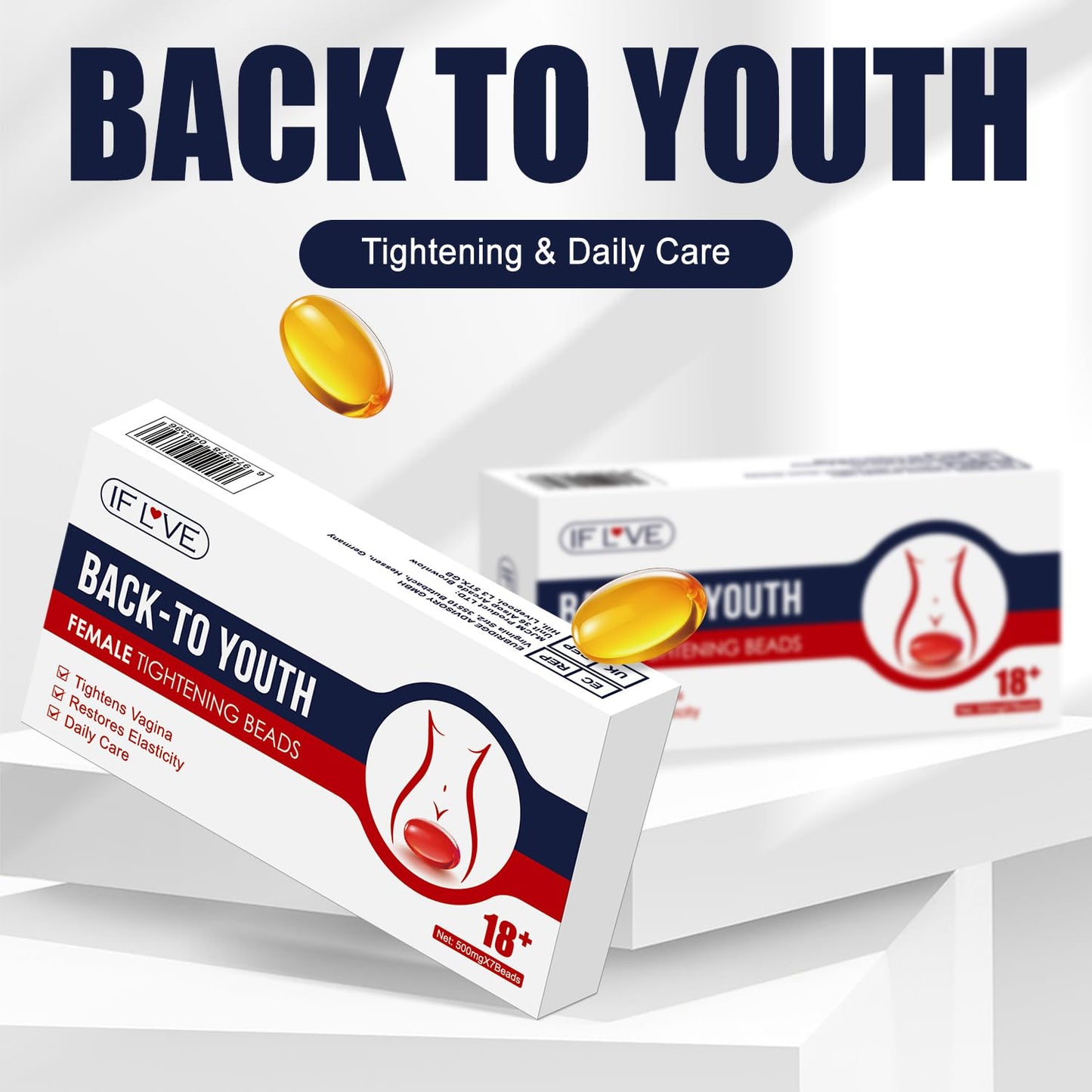 Female Vaginal Tightening Gel, Firming Liquibeads, Herbal Extract Care Improves vaginal laxity and dryness Enhances intimacy and pleasure Gentle Care