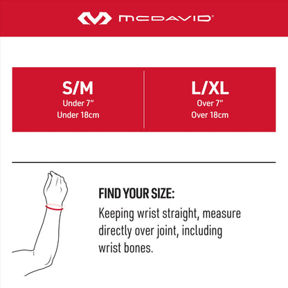 McDavid Wrist Brace, Adjustable Wrist Guard Support for Work to Help Prevent Wrist Injuries