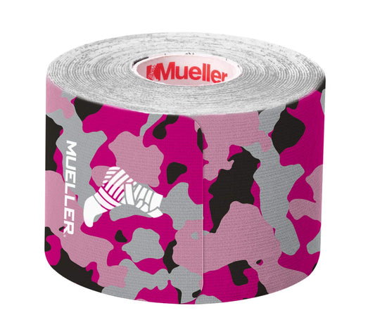 Mueller Sports Medicine Kinesiology Therapeutic Tape, Quality Athletic Tape, Latex Free, 20 Pre-Cut I-Strips, 2" x 9.75" Each Strip