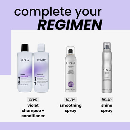 Violet Shampoo | Eliminates Brassy Tones | Purple Pigment + Deposit | Neutralizes Yellow | Moisturizes Processed Hair | Enhances Vibrancy of Blonde or Gray Hair | Color Safe