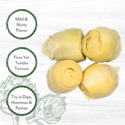 Roland Foods Whole Extra Large Artichoke Hearts, 25-30 Count, 5 Lb 8 Oz Can