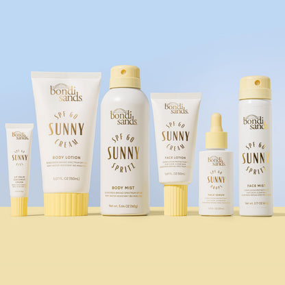 Bondi Sands Sunny Spritz SPF 60 Body Mist, Nourishing + Hydrating Broad Spectrum Sunscreen Spray, Dermatologist-Approved, Water-Resistant, 5.64 Oz