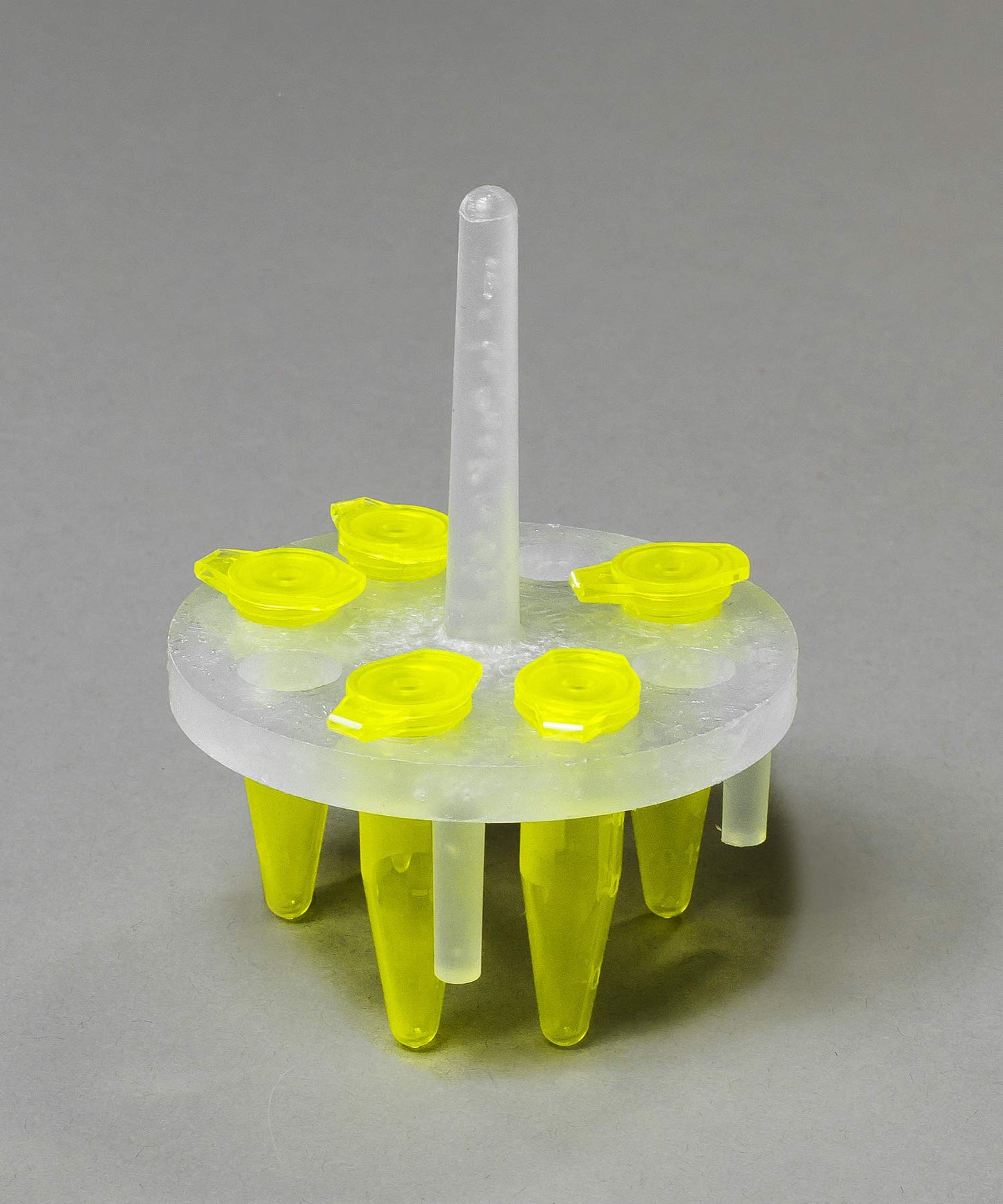 SP Bel-Art ProCulture Round Microcentrifuge Floating Bubble Rack; For 1.5ml Tubes, 8 Places, Fits in 400ml Beakers (F18875-0400) Made in USA