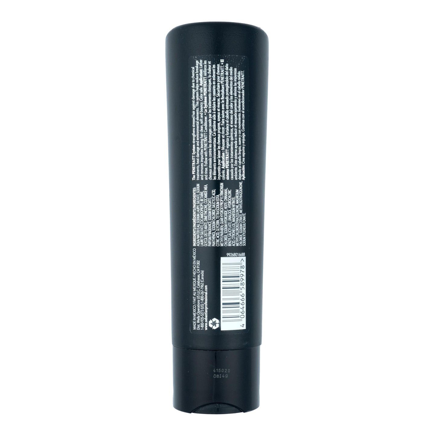 Sebastian Professional Penetraitt Shampoo | Strengthening & Deep Repair | For Dry, Damaged, & Colored Hair